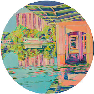 The Bat Bridge, Austin by Kate Joiner