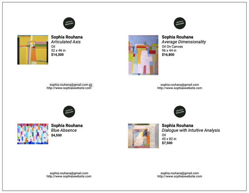 Artwork labels on Artwork Archive