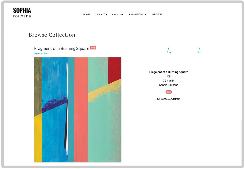 Website integration code interface