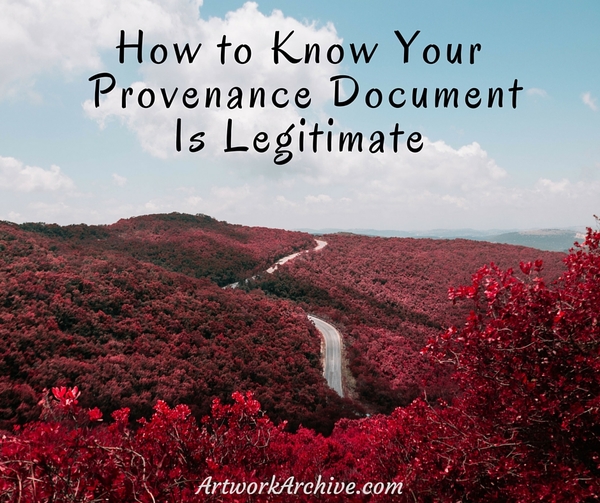 How To Know Your Provenance Document is Legitimate