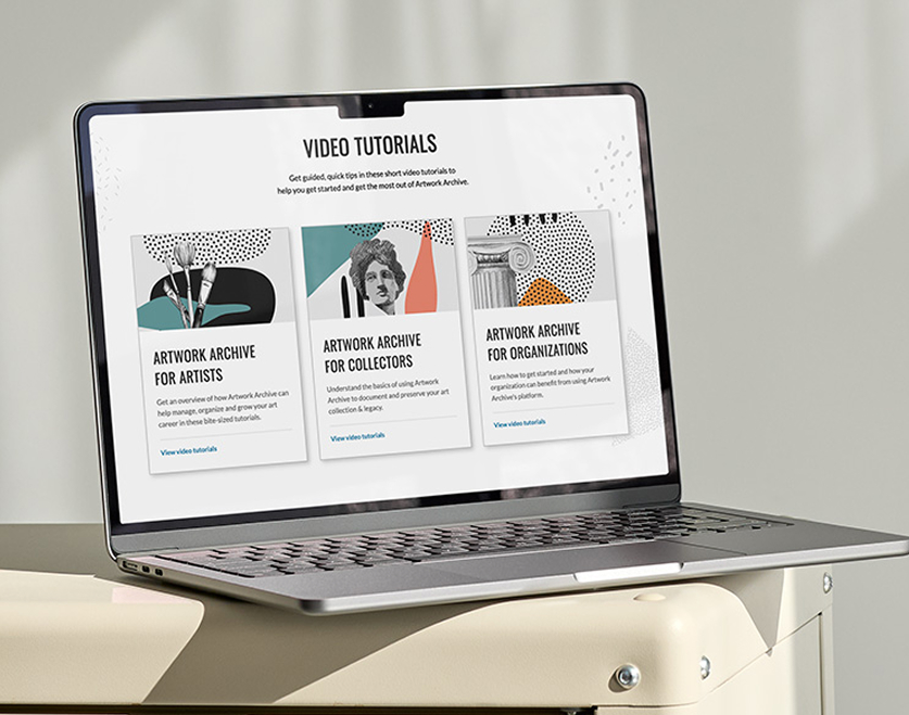 Video Tutorials on Artwork Archive