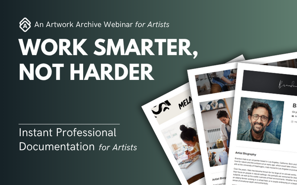 Present Your Art Work Like a Pro with Artwork Archive Reports