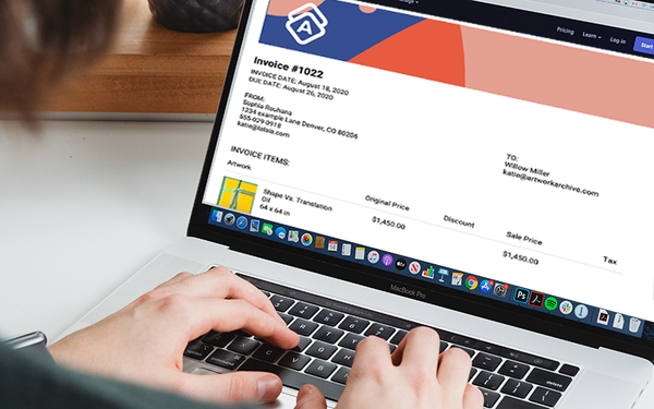 How to Use Online Invoicing to Get Paid for Your Art